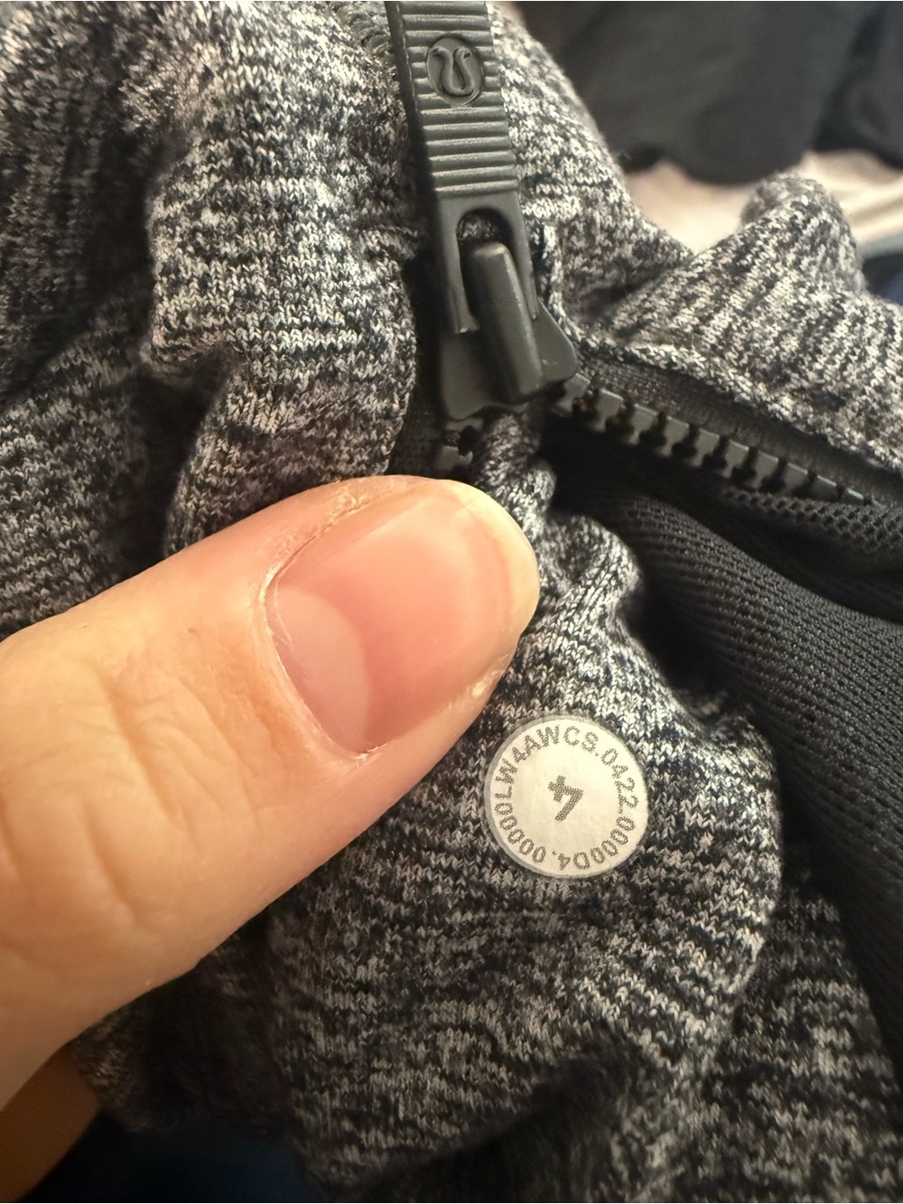 Lululemon Define Jacket Heathered Black - Picture 6 of 7
